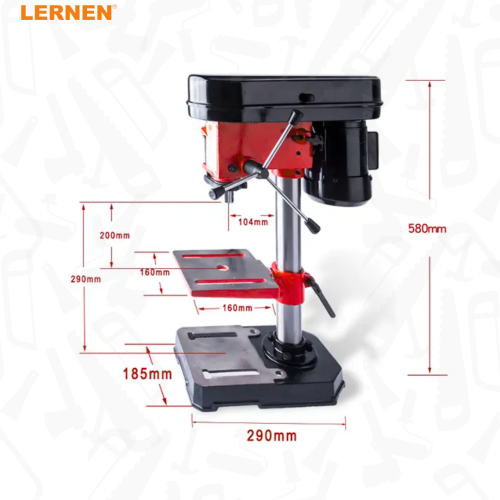 Taladro de Pedestal – Banco 13 mm 350 W Lernen-1
