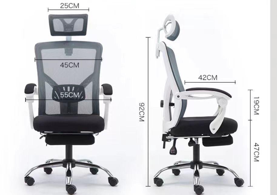 Silla De Oficina de Escritorio Reclinable Modelo Ejecutivo-4