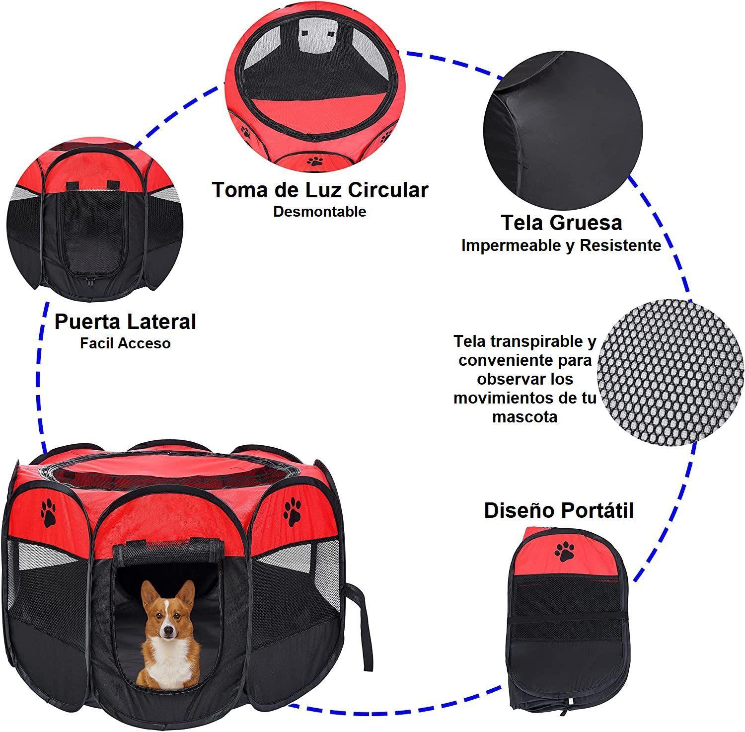 Corral Para Mascotas Perro Gato - Canil-3