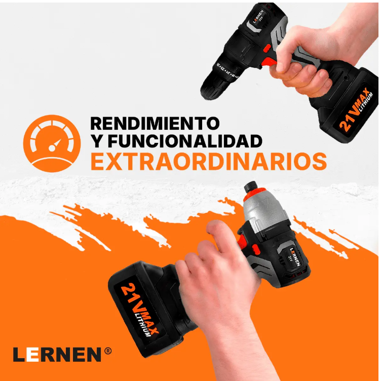 Combo Taladro + Herramientas Eléctricas 10 En 1 + Maletín-2