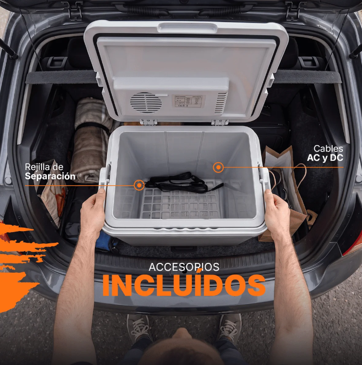 Cooler Eléctrico 24 Lt 12v Para Autos o Enchufe Ac / Dc-2