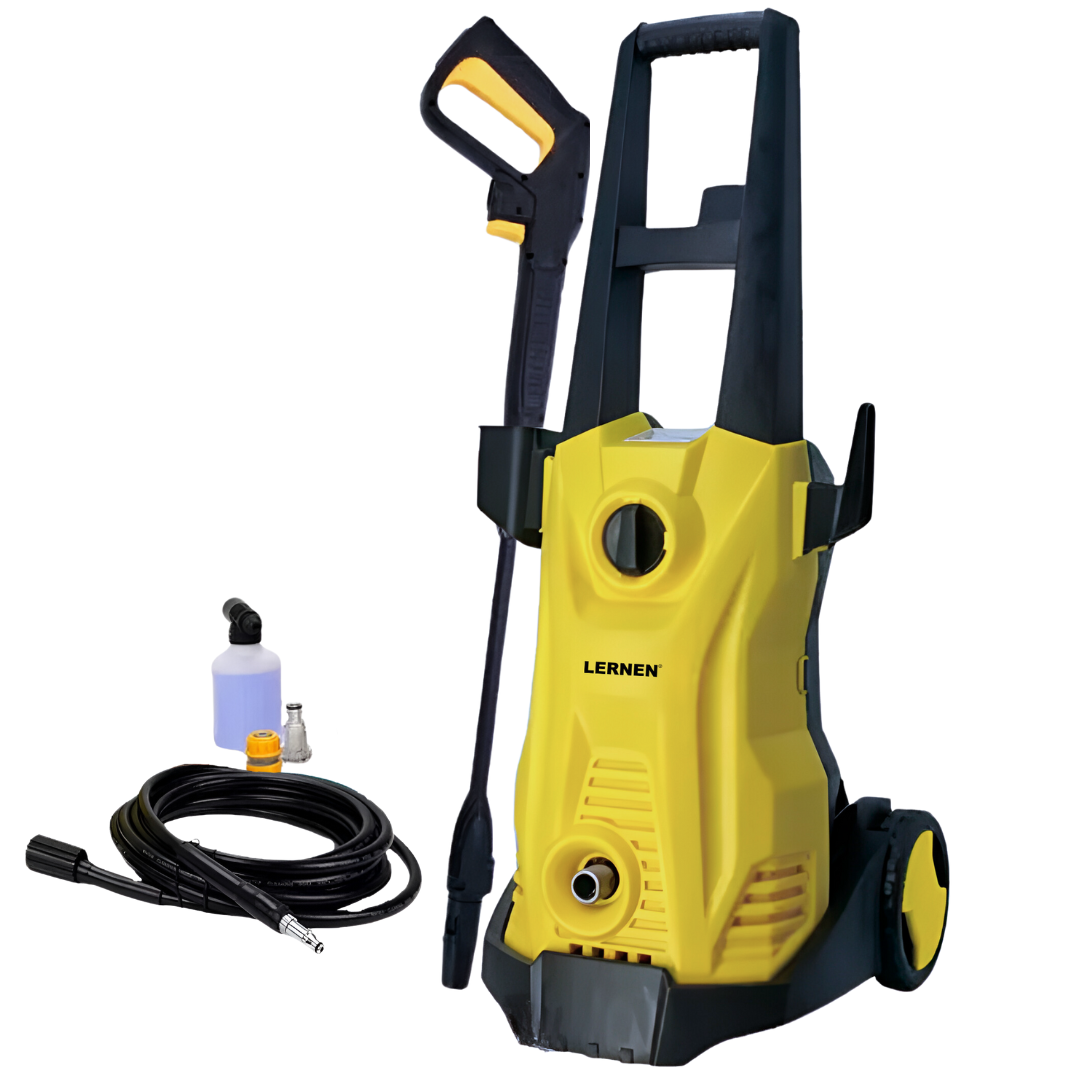 Hidrolavadora 1600w Con Jabonera Espumador 120bar 5.5 L/min-0