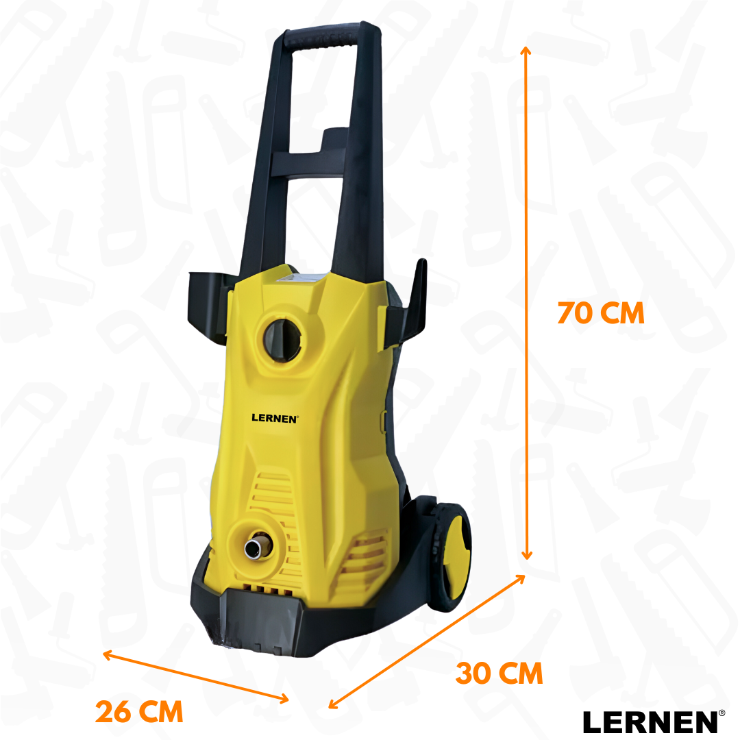 Hidrolavadora 1600w Con Jabonera Espumador 120bar 5.5 L/min-2