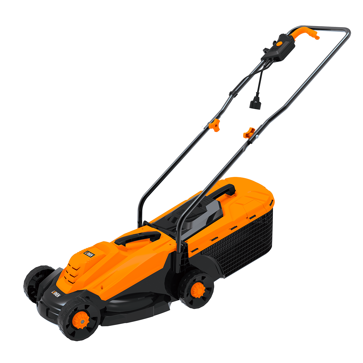 Cortacésped Eléctrico Lernen 1400W con Bolsa Recolectora de 30L-0
