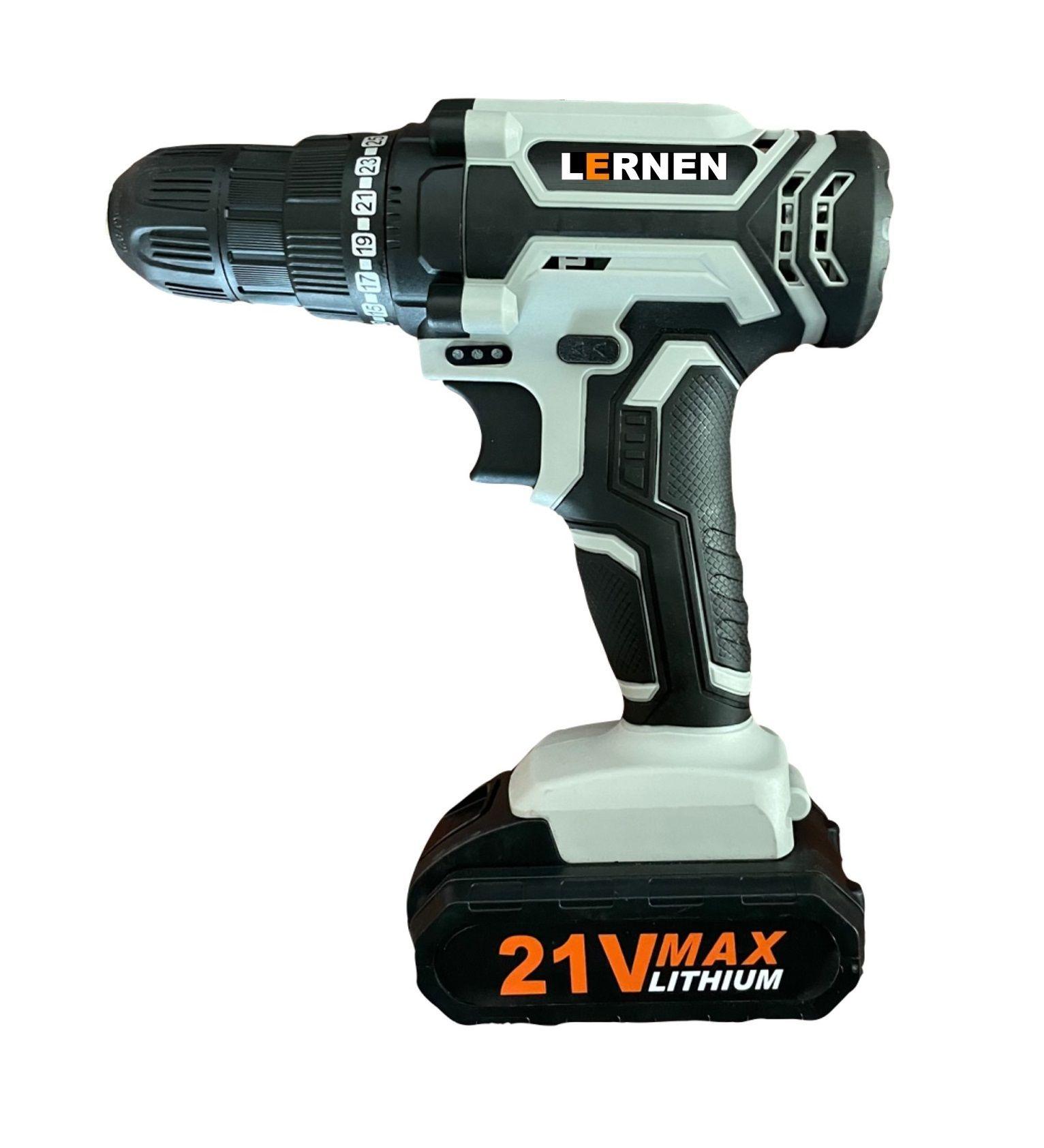 Kit Taladro Destornillador Inalámbrico 21v + 2 Baterías-4