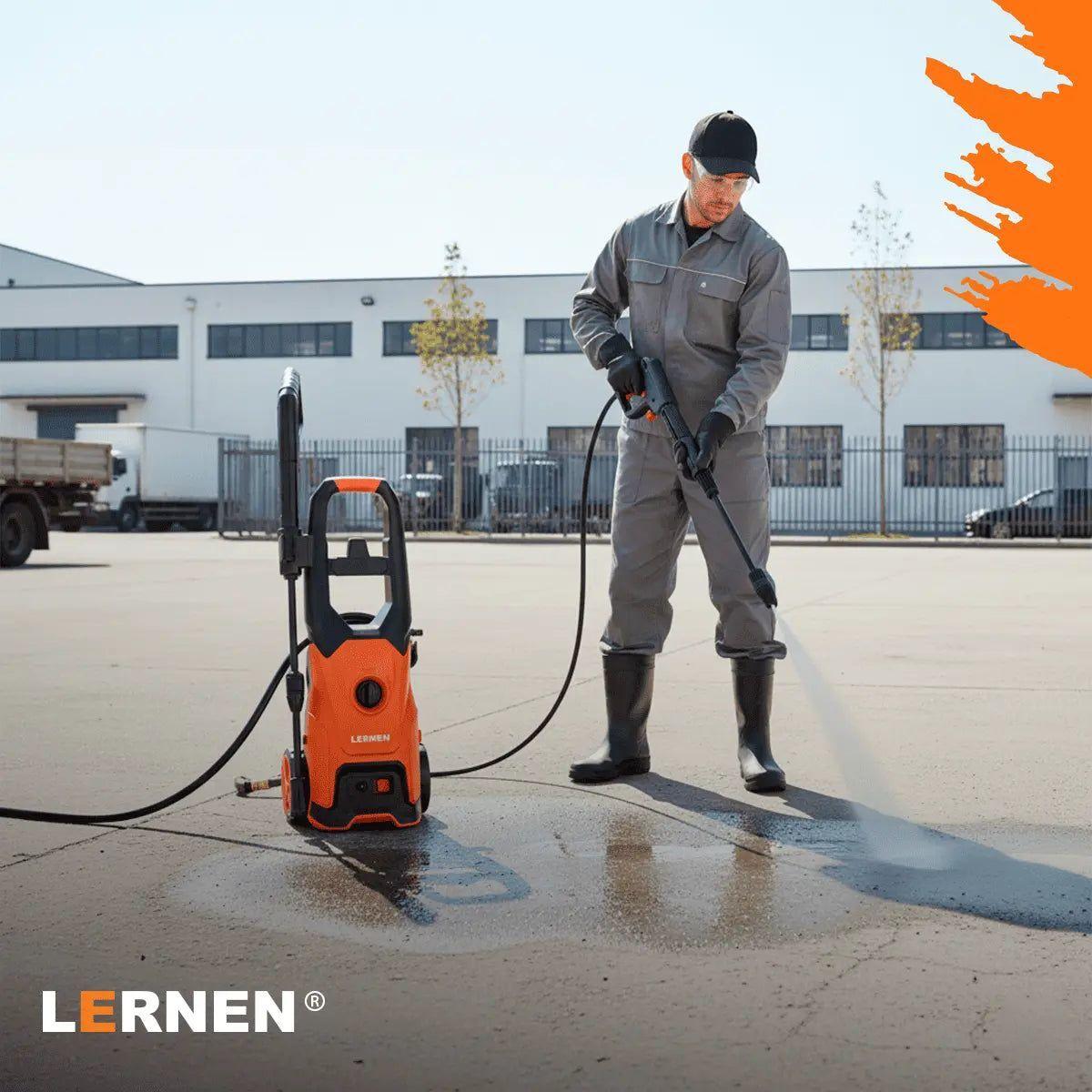 Hidrolavadora 1.600w con Espumador y Ruedas LERNEN - HIDRO-1600-5