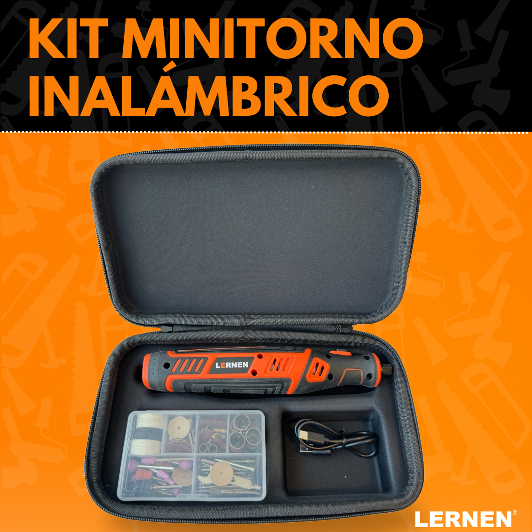 Kit Herramienta Multipropósito Minitorno Inalámbrico- 88 Piezas-2