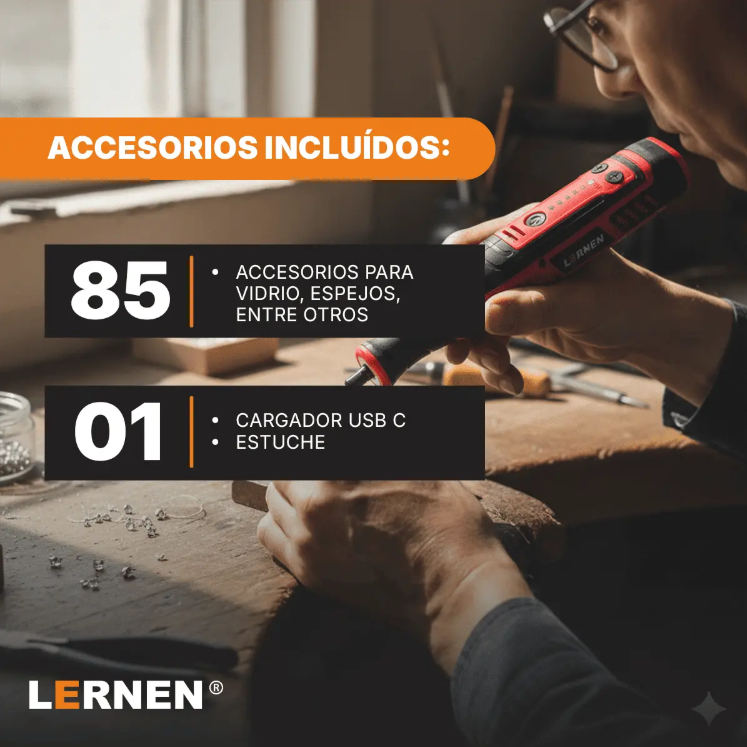 Kit Herramienta Multipropósito Minitorno Inalámbrico- 88 Piezas-2