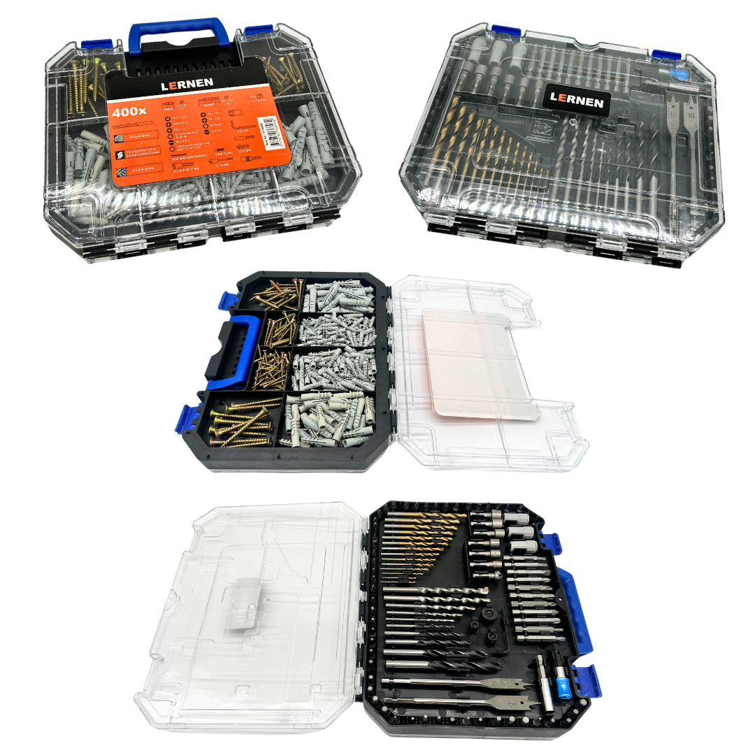 Kit 400 Brocas Tarugos Tornillos-0