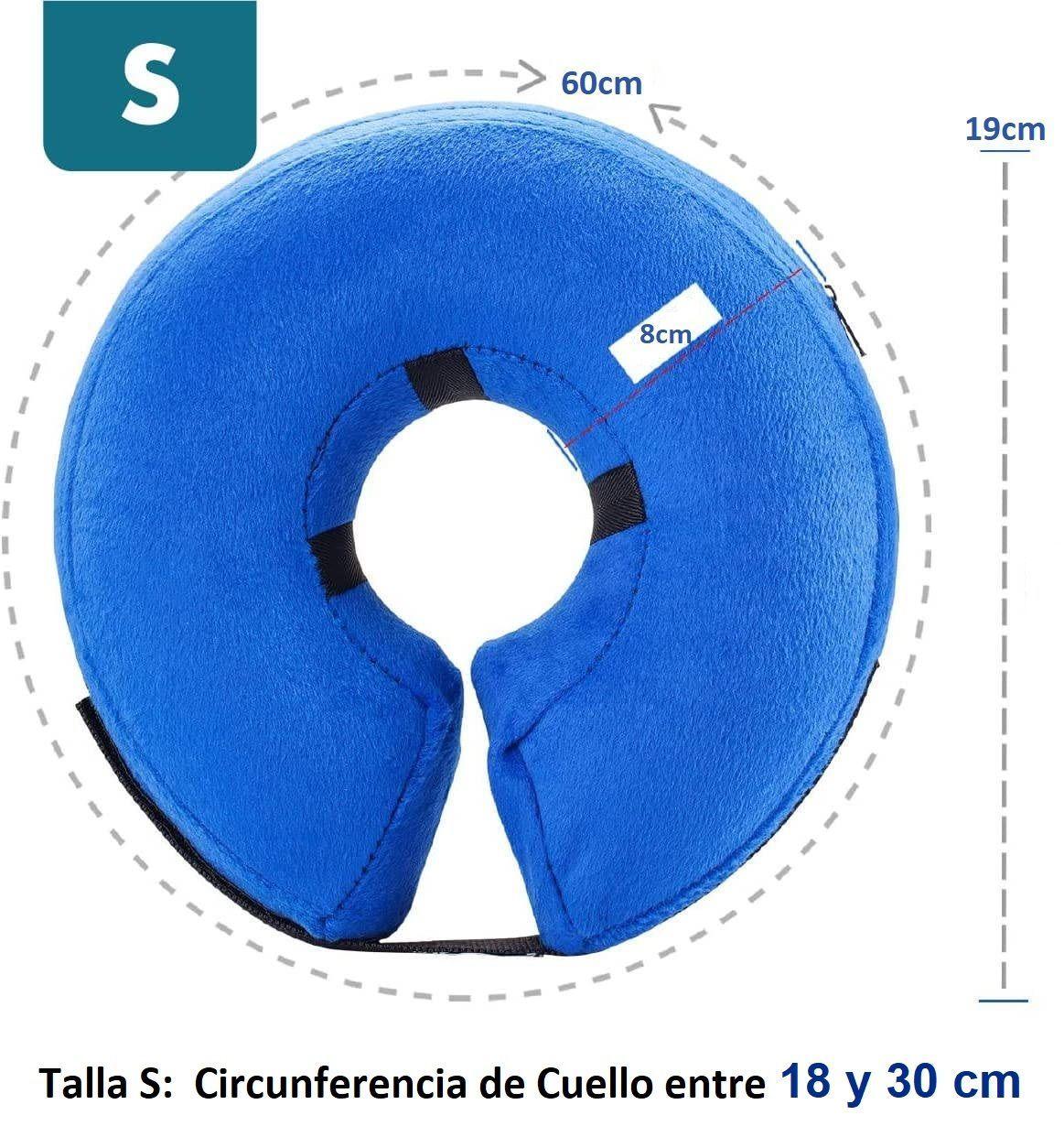 Collar Inflable Isabelino Anti Mordida Perros Gato-3