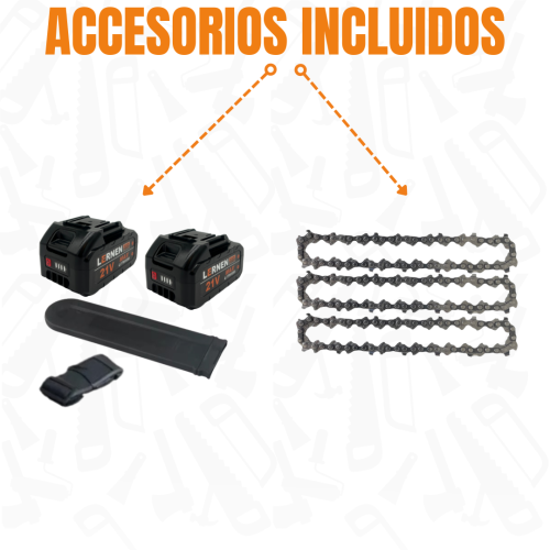 Motosierra Telescópica Inalámbrica Brushless Lernen-3
