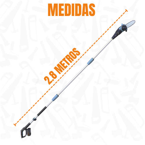 Motosierra Telescópica Inalámbrica Brushless Lernen-5