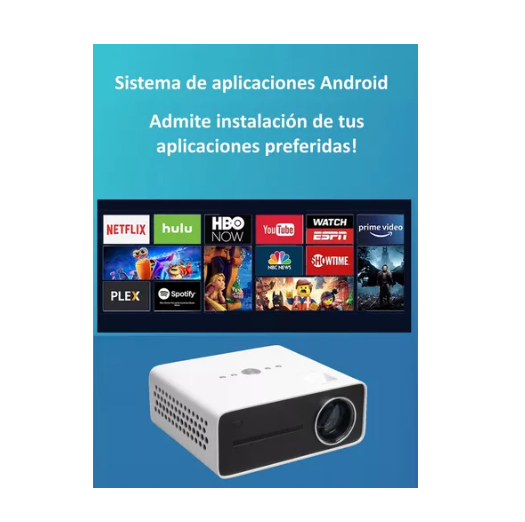 Proyector Sun11 9000 Lm 1080p Con Android Y Bluetooth-1