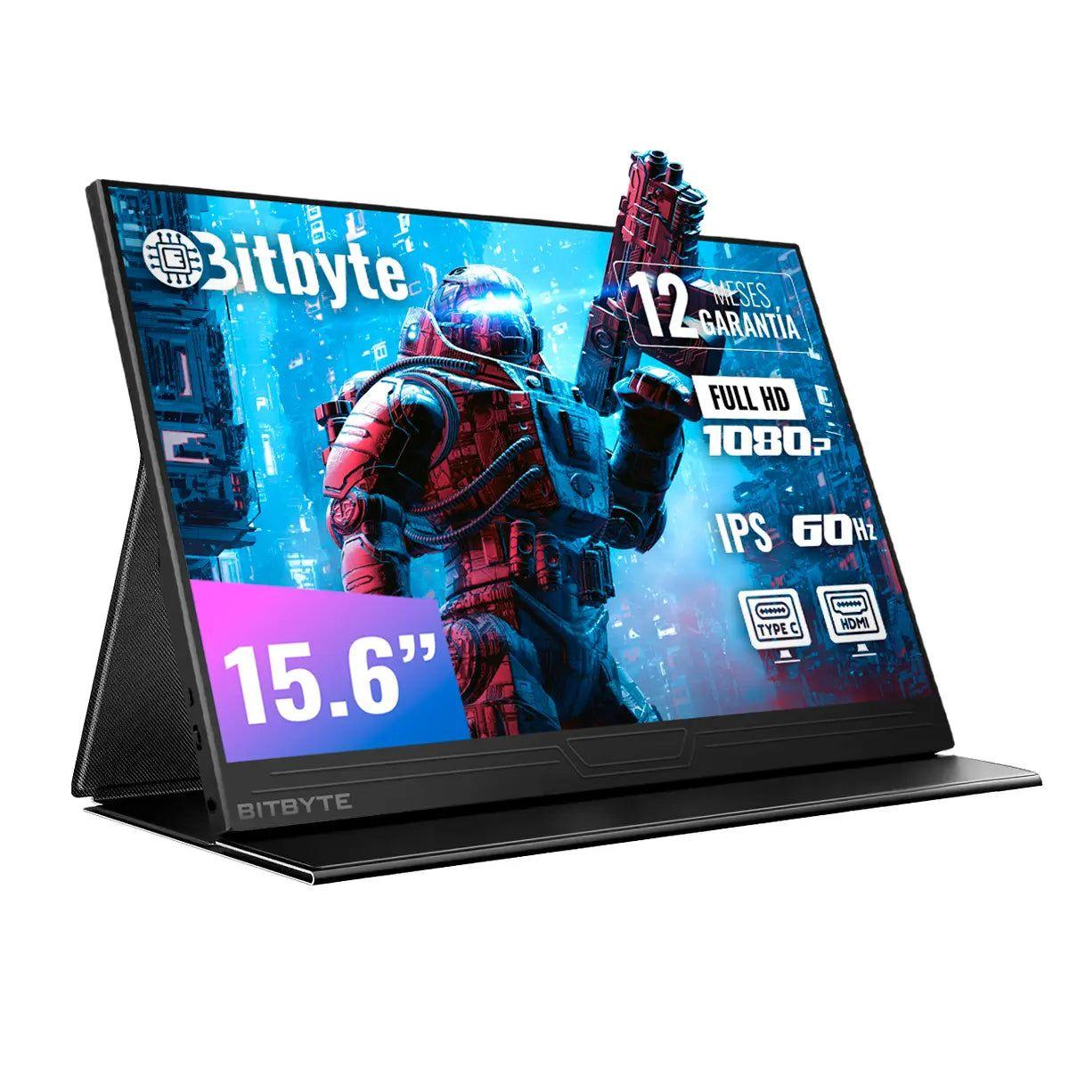Monitor Portátil Bitbyte 15.6 Full Hd Ips Con Parlante-0