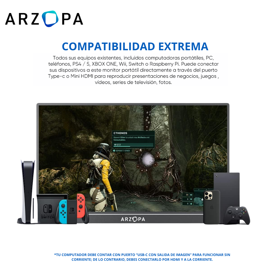 Monitor Portátil Arzopa S1 - 15.6"-3