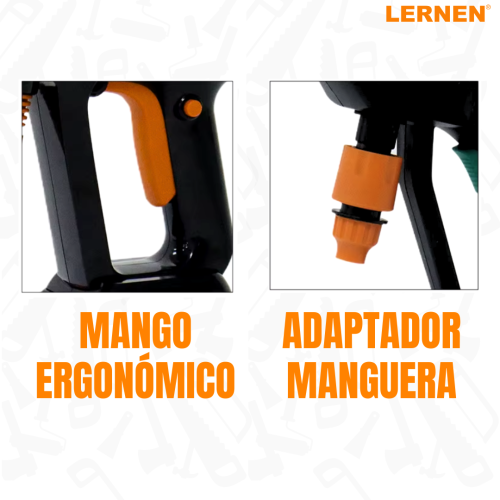 Hidrolavadora Inalámbrica PRO Lernen + 2 baterías + Accesorios-2