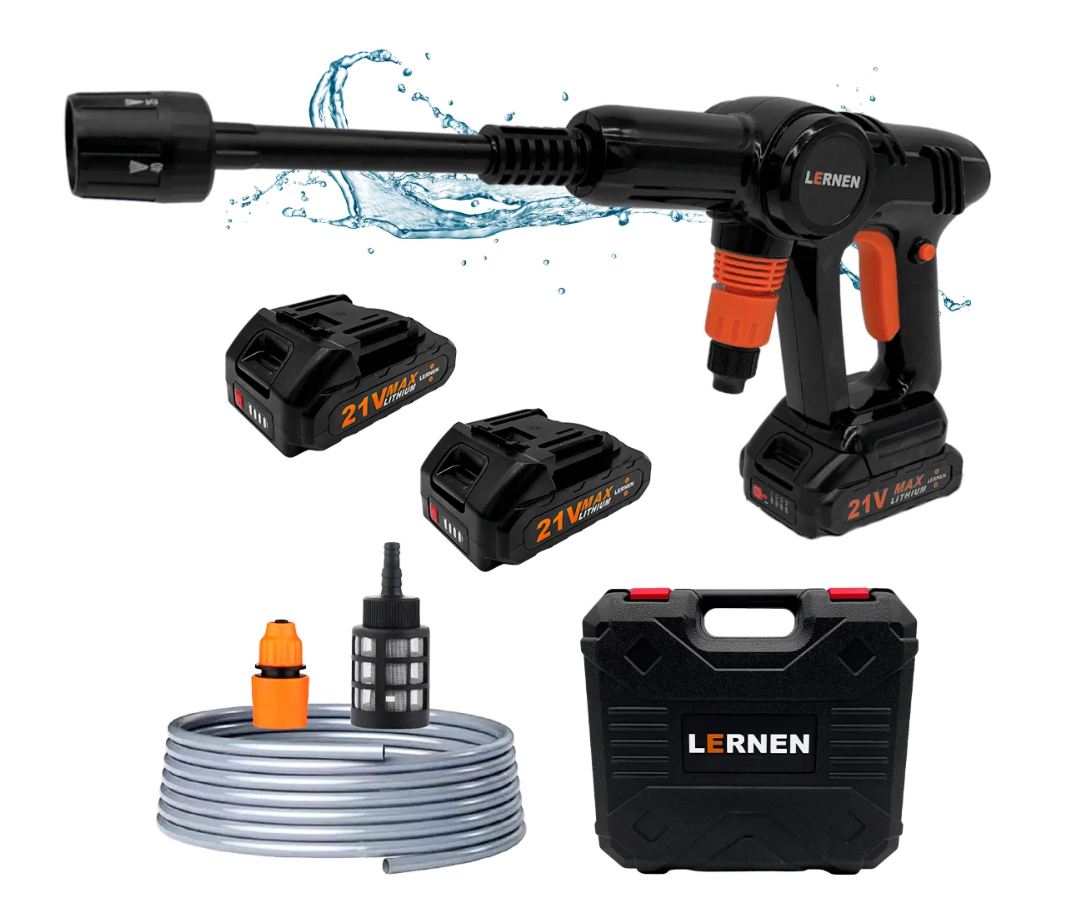 Hidrolavadora Inalámbrica PRO Lernen + 2 baterías + Accesorios-0