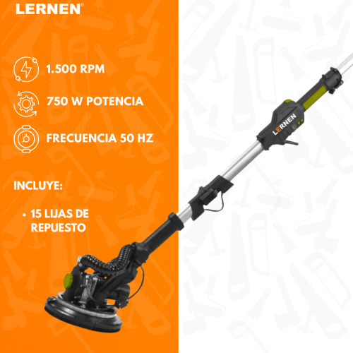 Lijadora De Pared, Piso Y Techo Industrial 750W-1