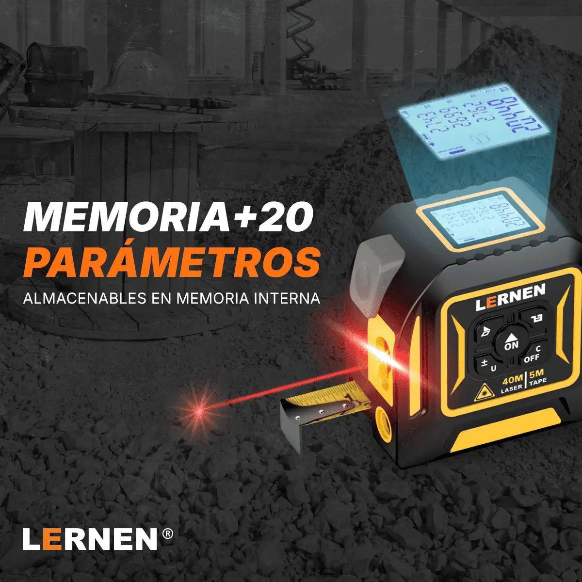 Medidor Distancia Láser Telémetro Con Huincha-5