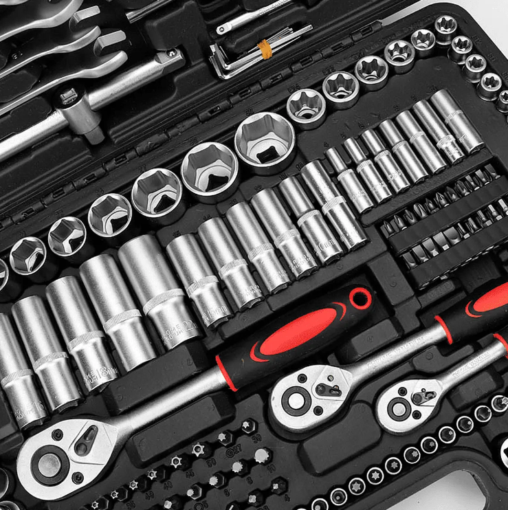 Juego De Dados Lernen 216 Piezas Kit De Herramientas-4
