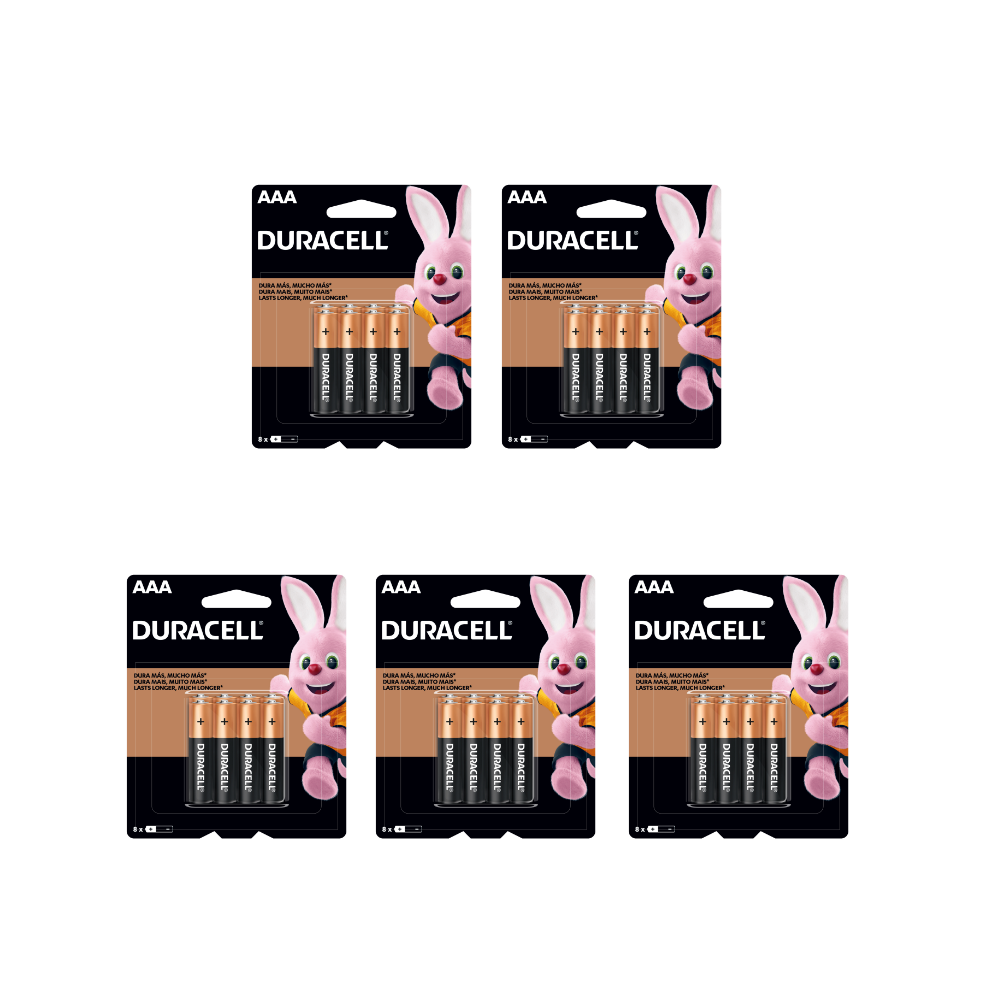 Caja 384 Pilas Triple A Duracell - Pack de 8 -1