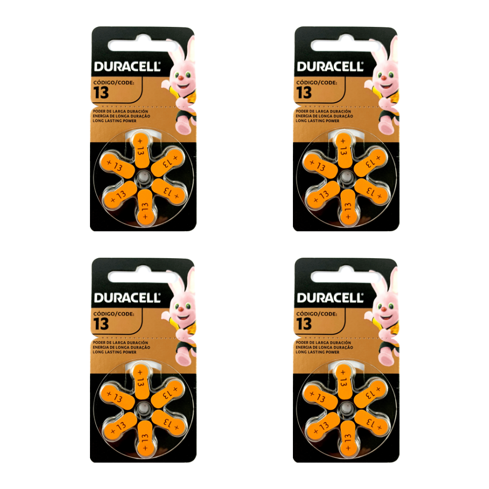 Pack 24  Pilas Auditivas Duracell Activair – Modelo 13-0