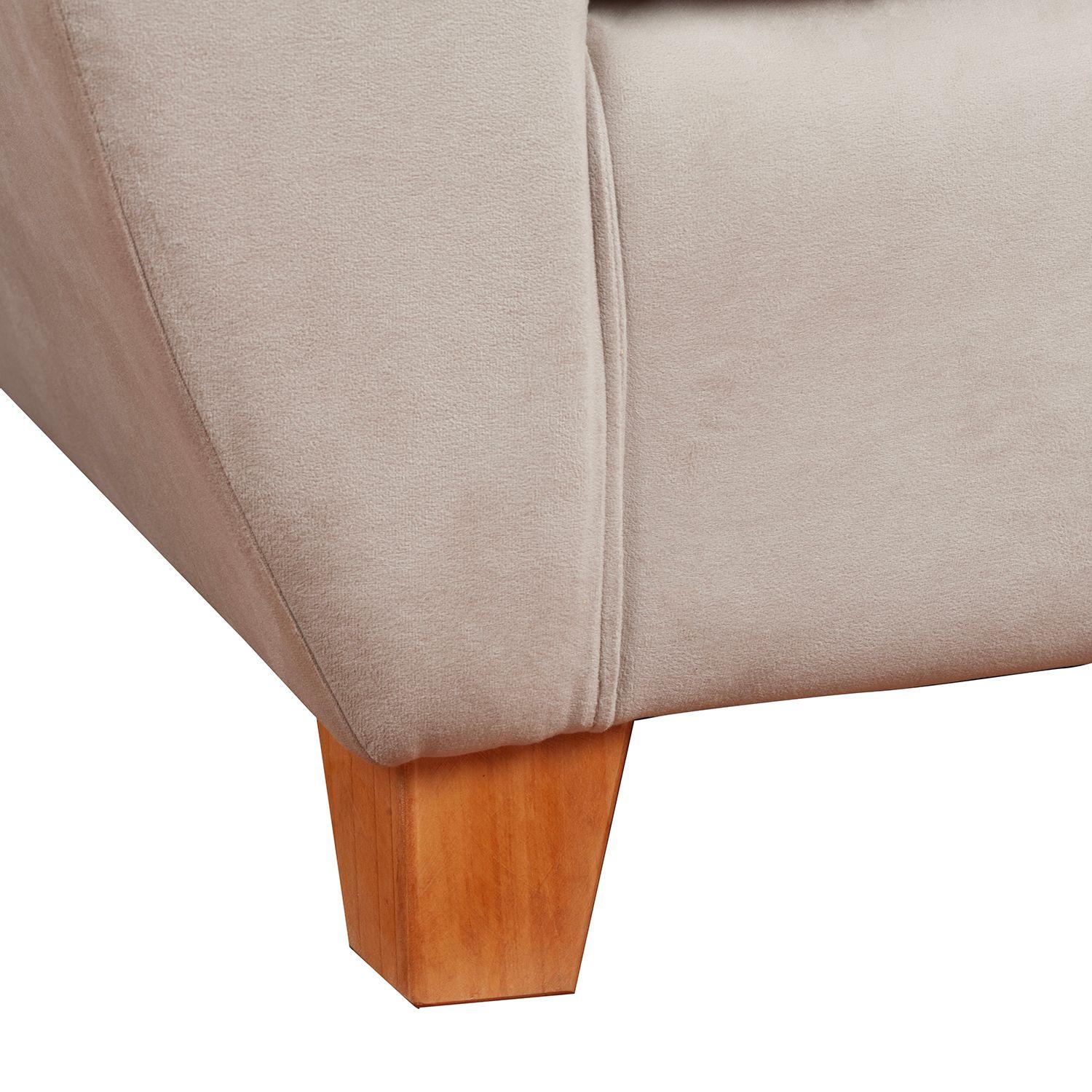 Sofá Perugia 3 Cuerpos Felpa Beige-4