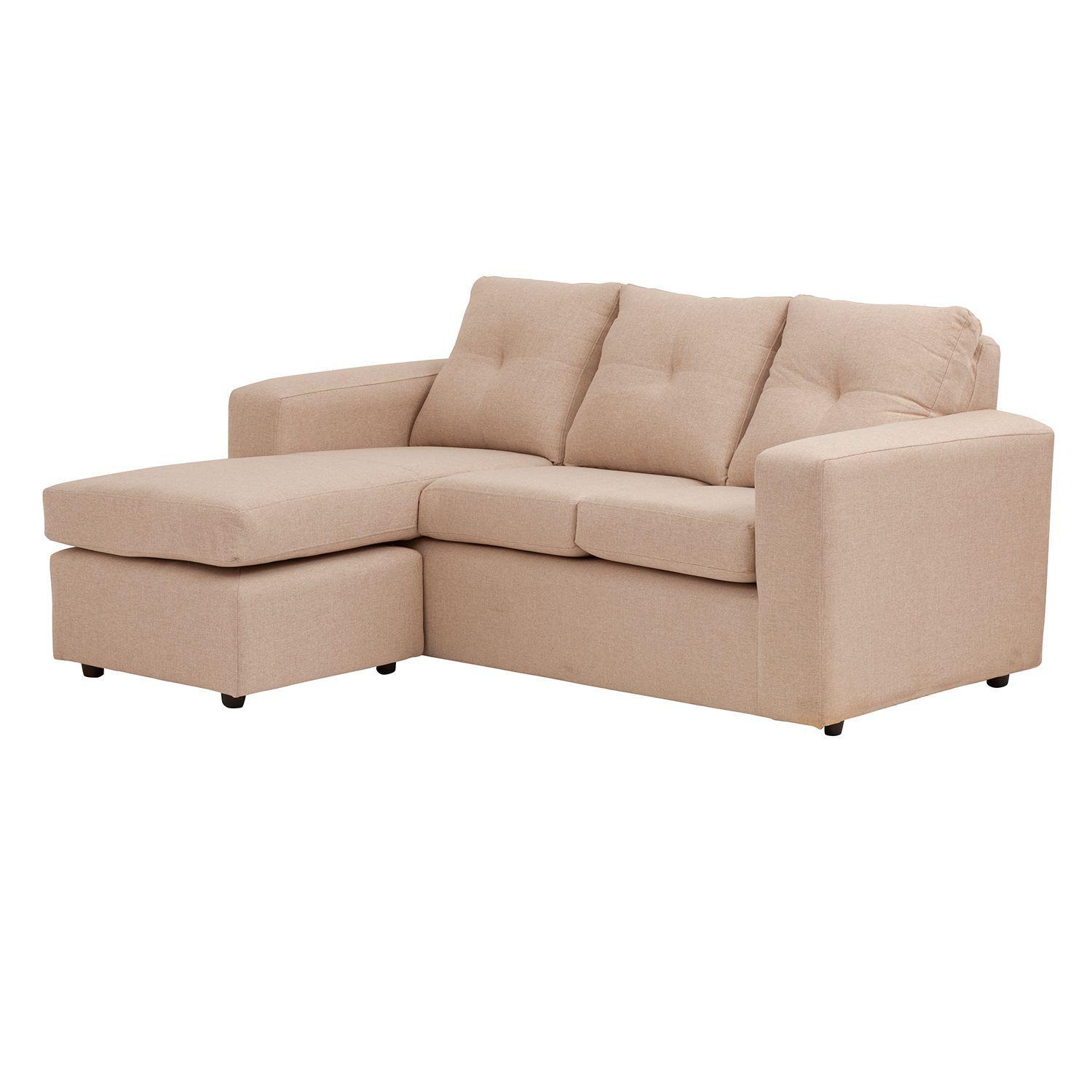 Sofá Seccional Valentina de Lino - Beige-0