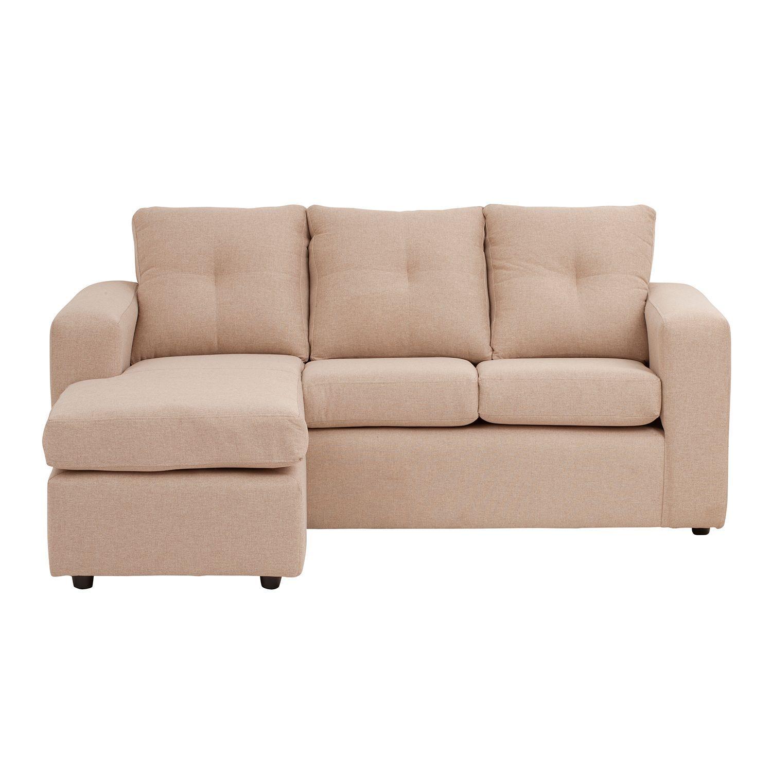 Sofá Seccional Valentina de Lino - Beige-2