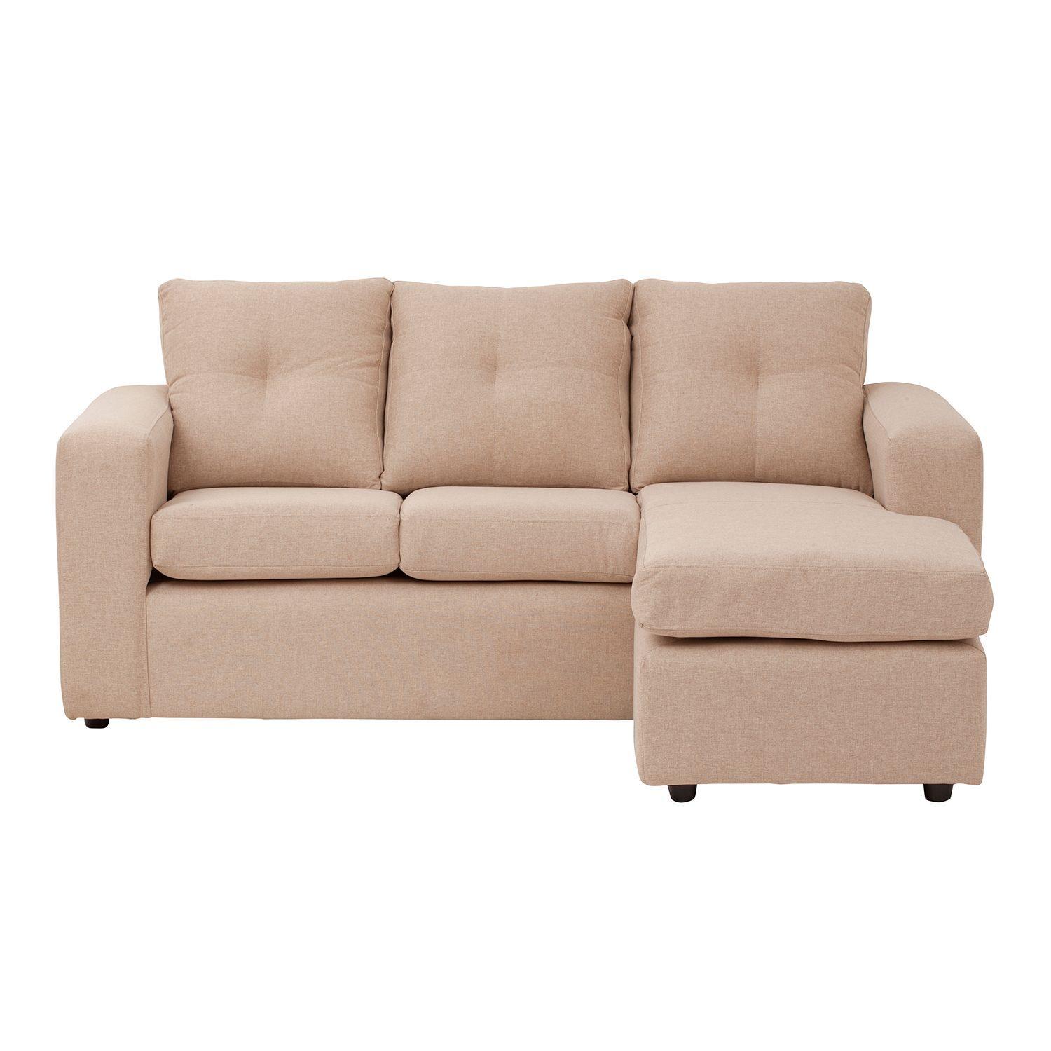 Sofá Seccional Valentina de Lino - Beige-3