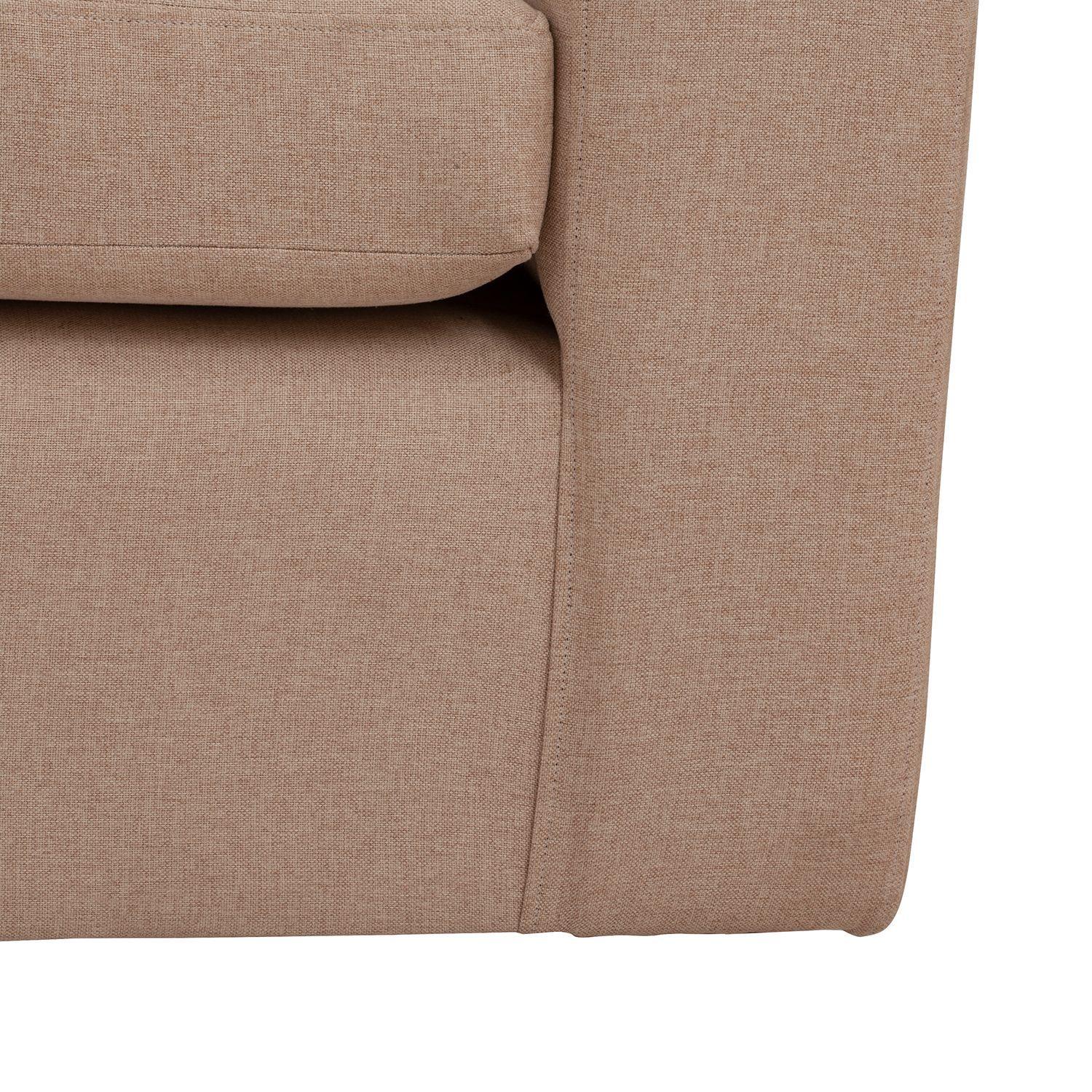 Sofá Seccional Valentina de Lino - Beige-6