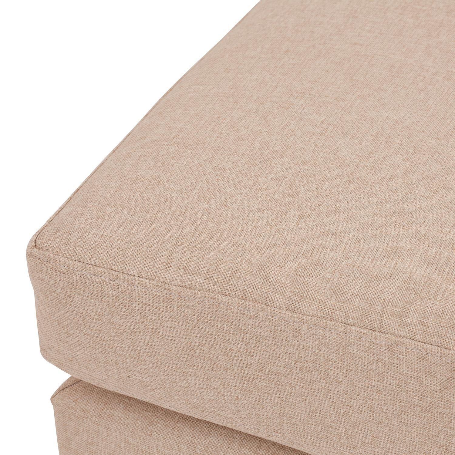 Sofá Seccional Valentina de Lino - Beige-7