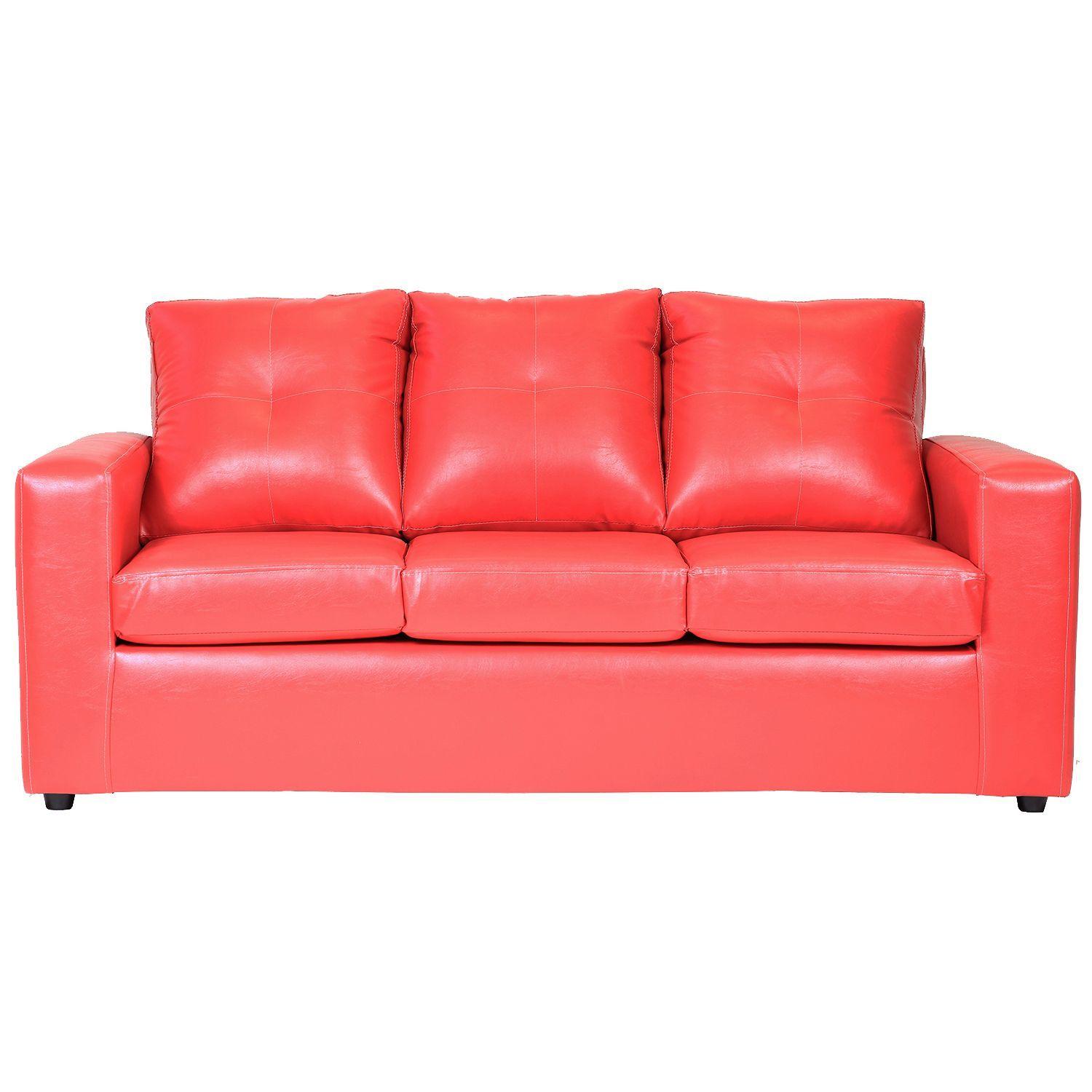 Living Valentina Cuero Sintetico PU Rojo-2