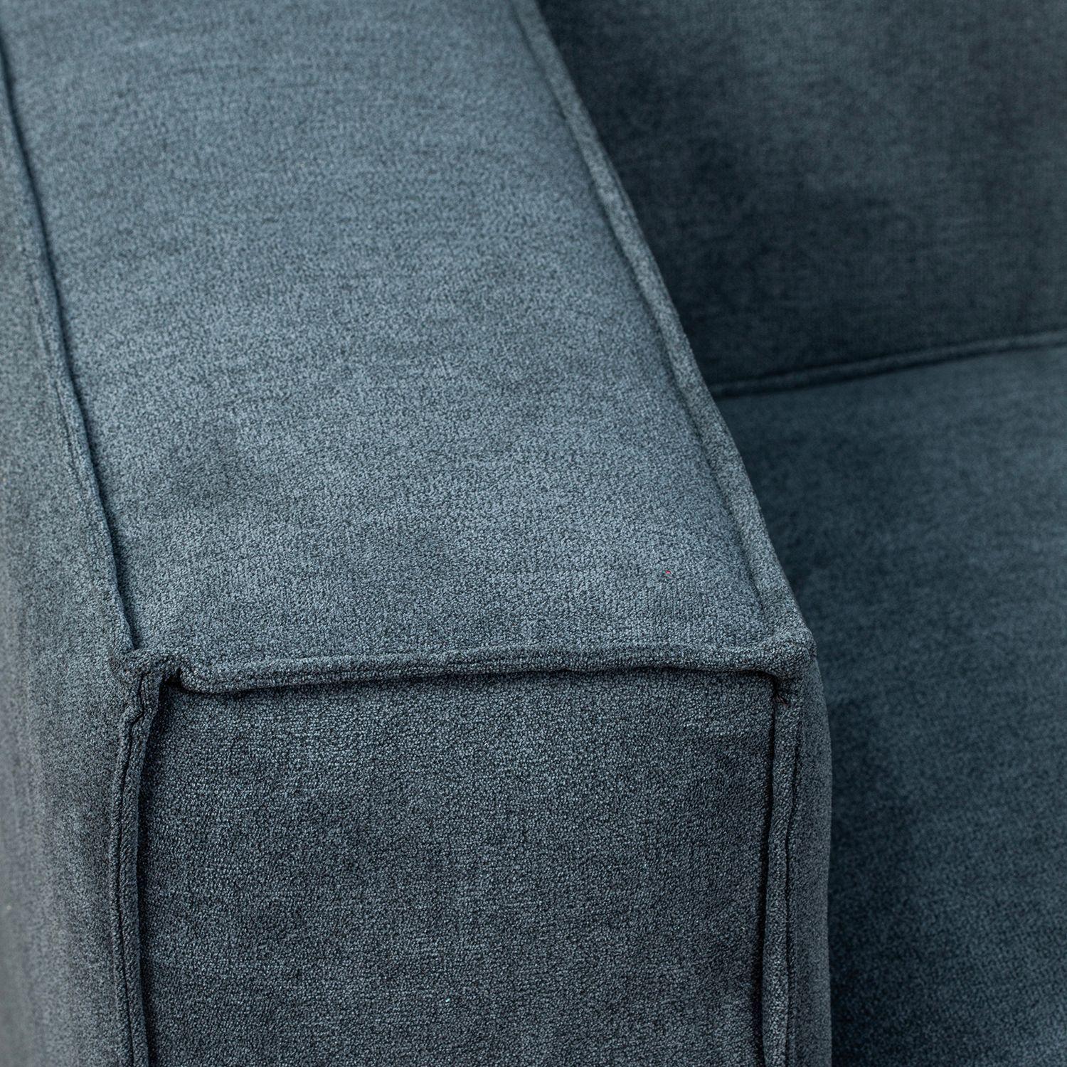 Sofá Modular Fortaleza 3 Cuerpos - Tela Lino Finesse Gris-5