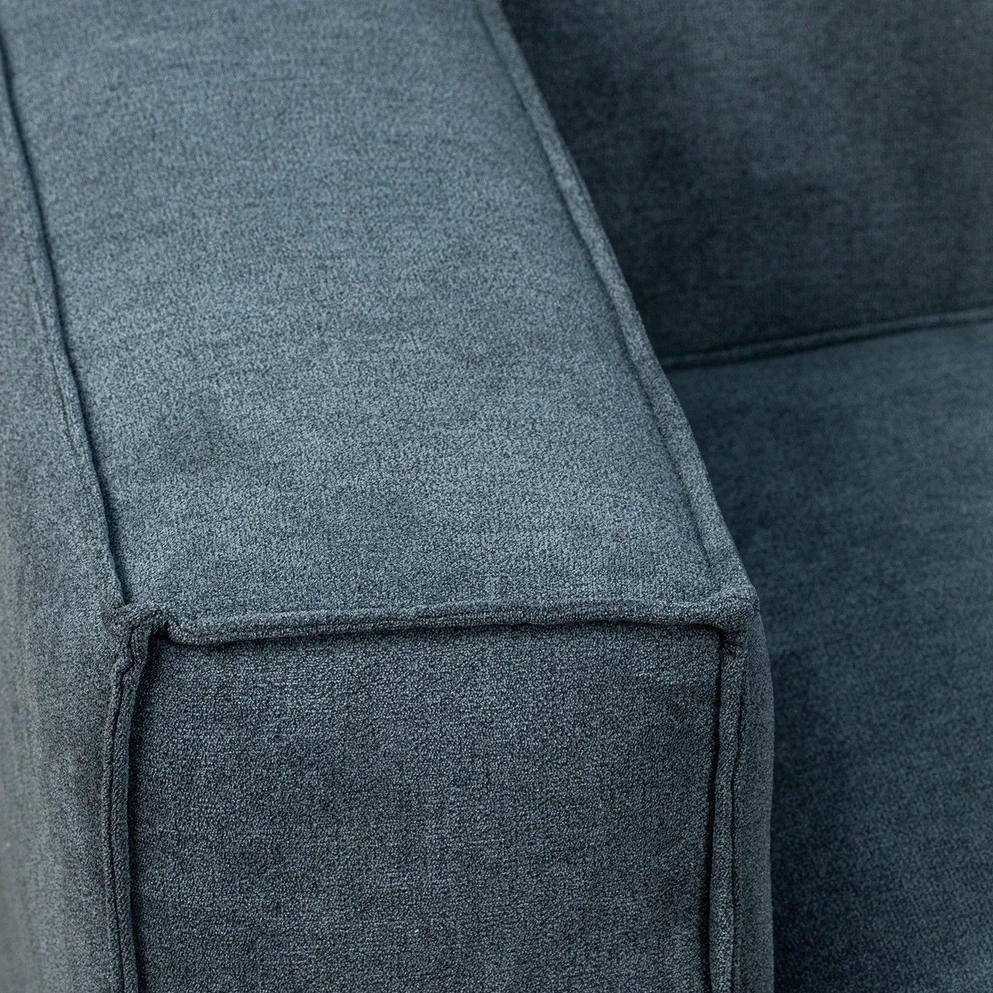 Sofá Modular Fortaleza 2 cuerpos - Tela Lino Finesse Gris-4