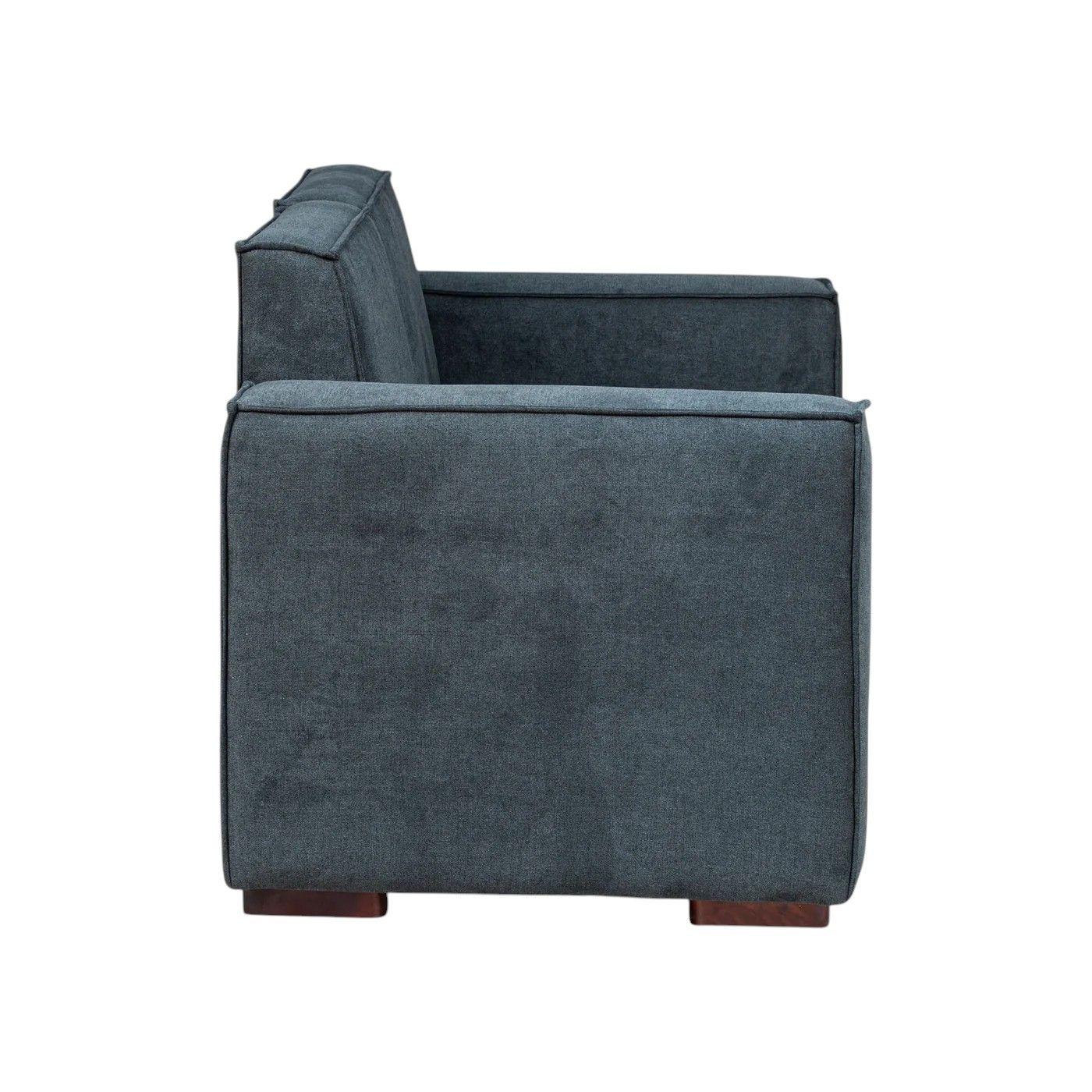 Sofá Modular Fortaleza 2 cuerpos - Tela Lino Finesse Gris-2