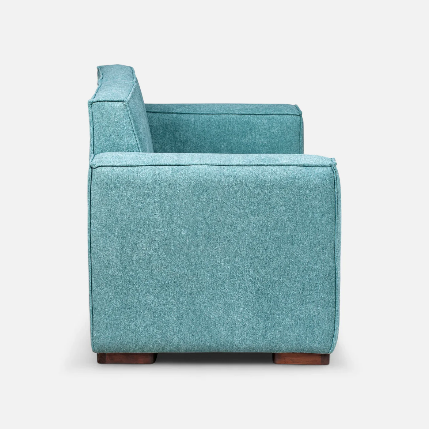 Sofá Modular Fortaleza 2 cuerpos - Tela Lino Finesse Verde Agua-2