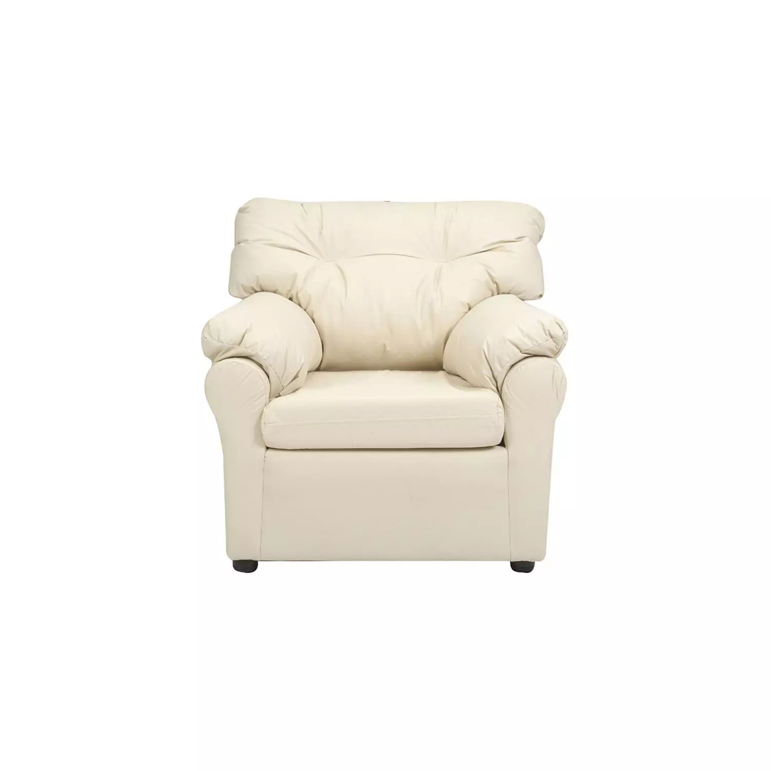 Sofá Madrid de 1 Cuerpo - Cuero Sintetico PU Beige-0