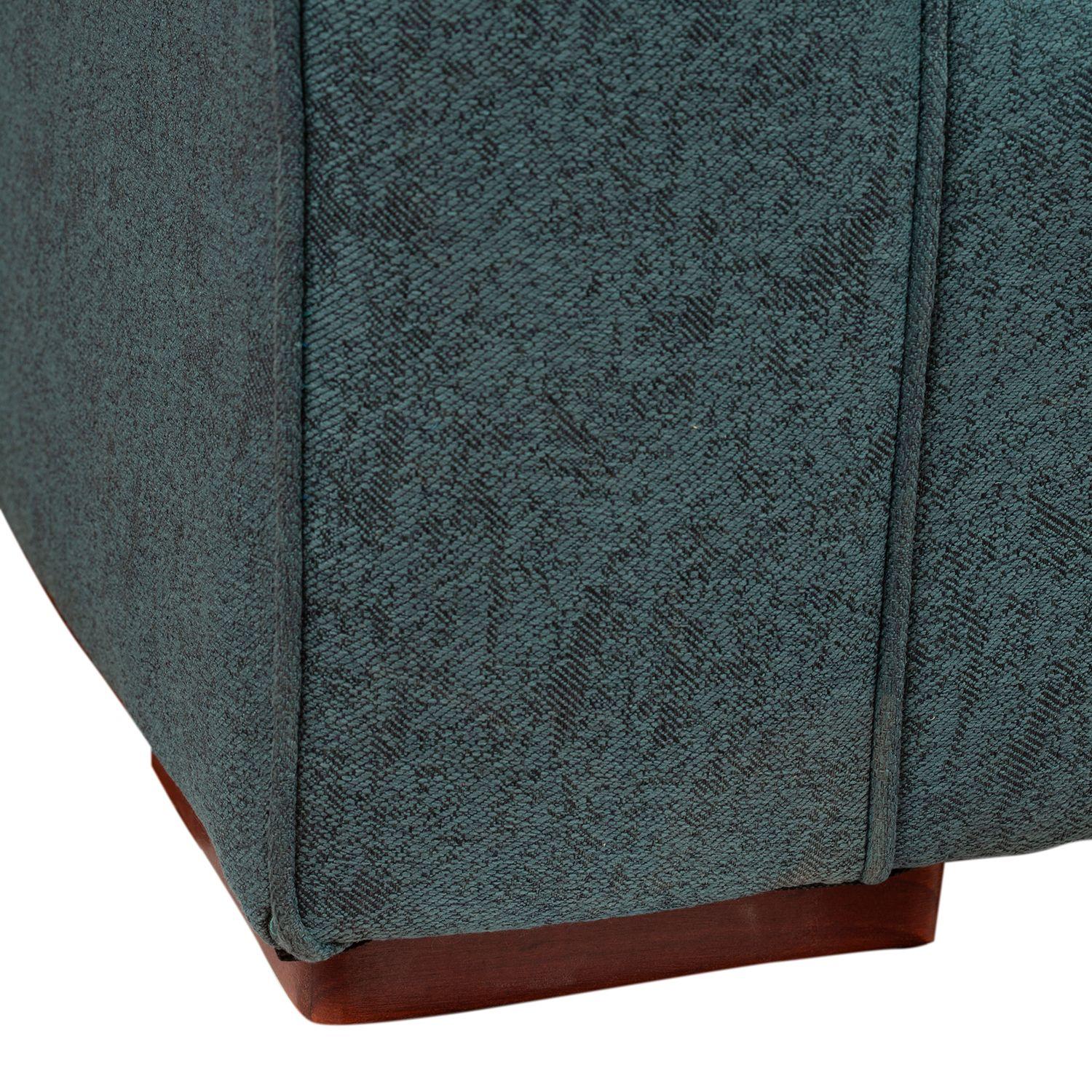 New Monaco 3 Cuerpos Lino Sidelli Azul Petróleo-4