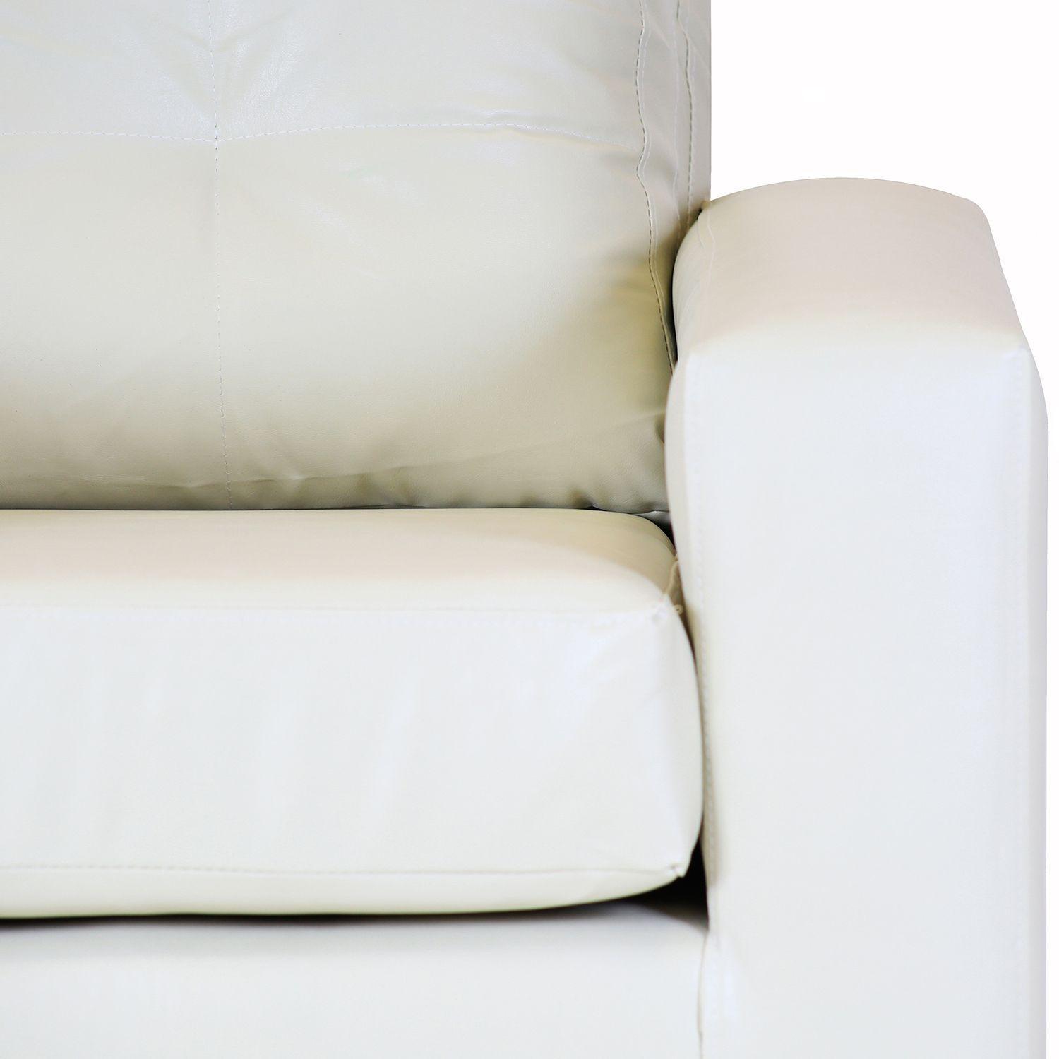 Seccional Miami Cuero Sintetido Pu Beige-6