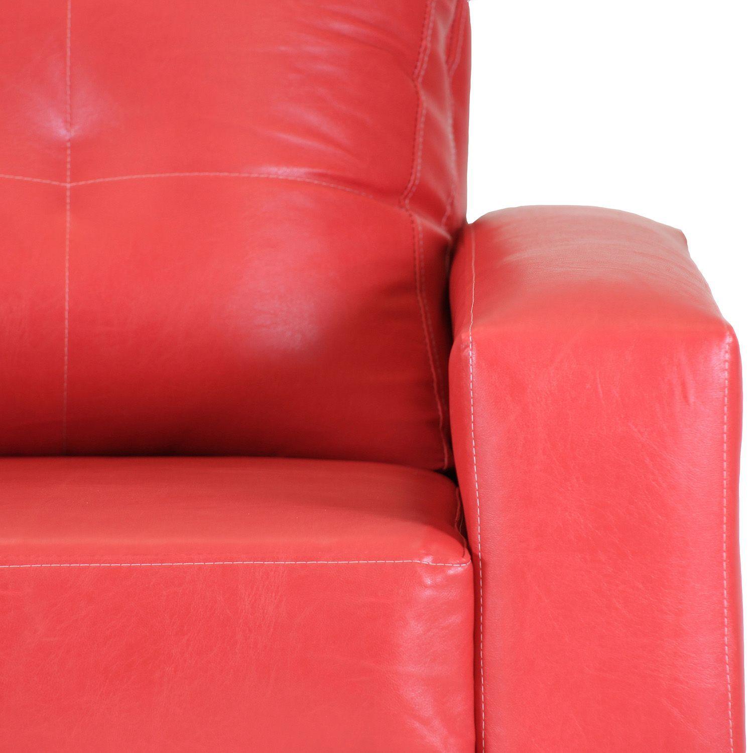 Roma 3 Cuerpo Cuero Sintetico Pu Rojo-3