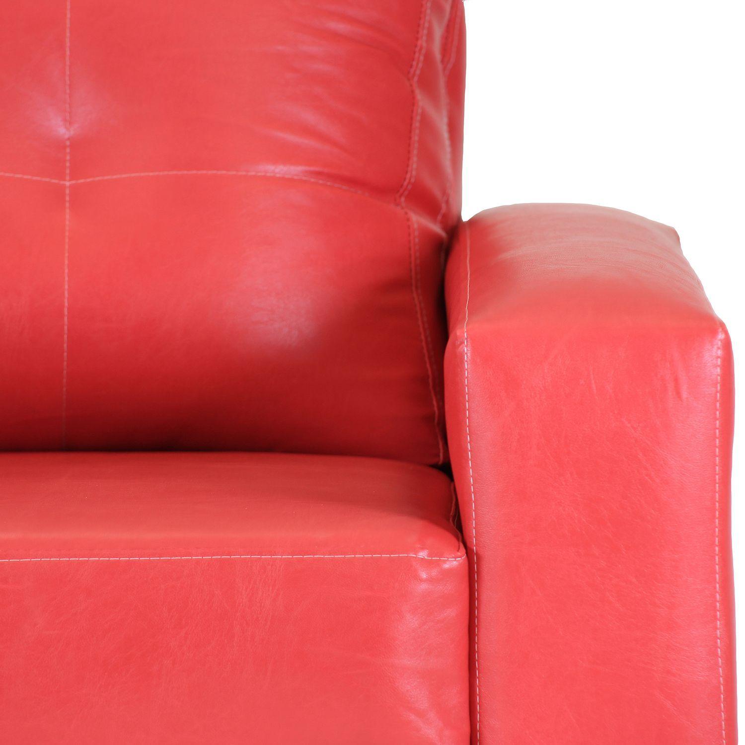 Roma 2 Cuerpo Cuero Sintetico Pu Rojo-3