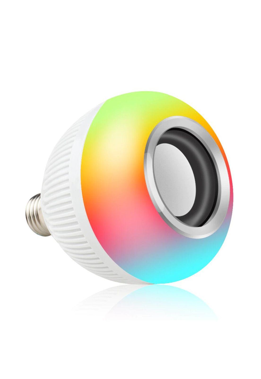 Ampolletas Led Rgb Parlante Bluetooth Control Remoto-0