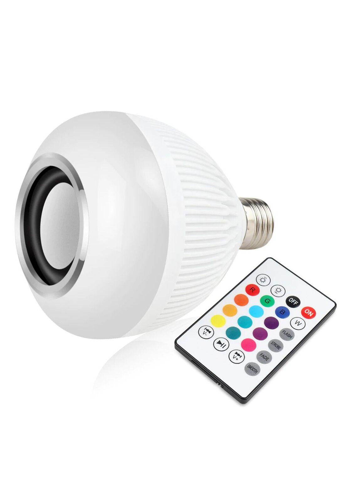Ampolletas Led Rgb Parlante Bluetooth Control Remoto-2