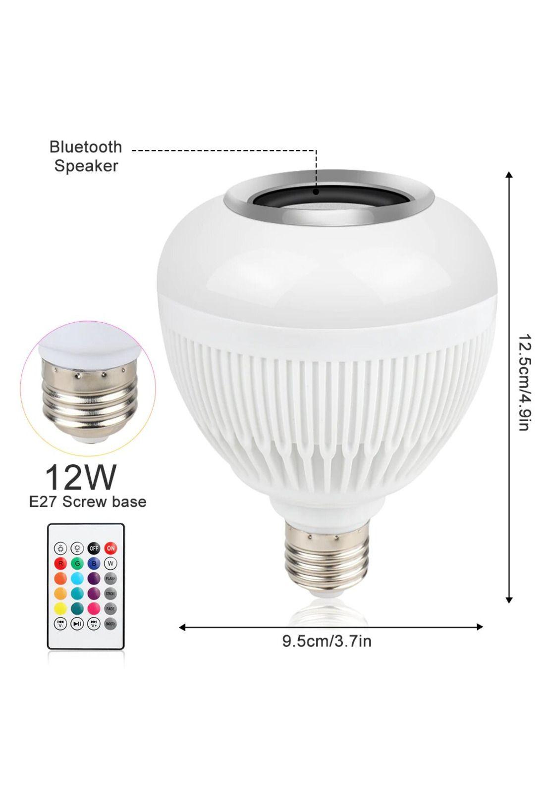 Ampolletas Led Rgb Parlante Bluetooth Control Remoto-4