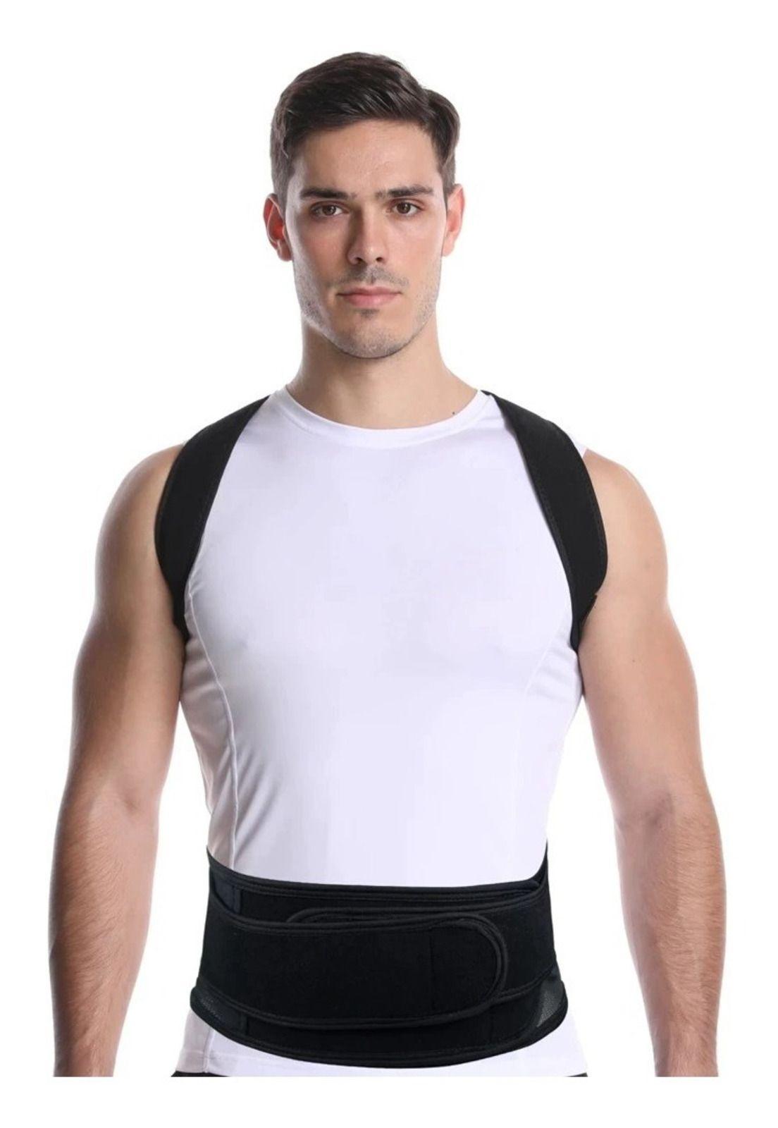 Faja Corrector Espalda Lumbar Hombre Mujer-0
