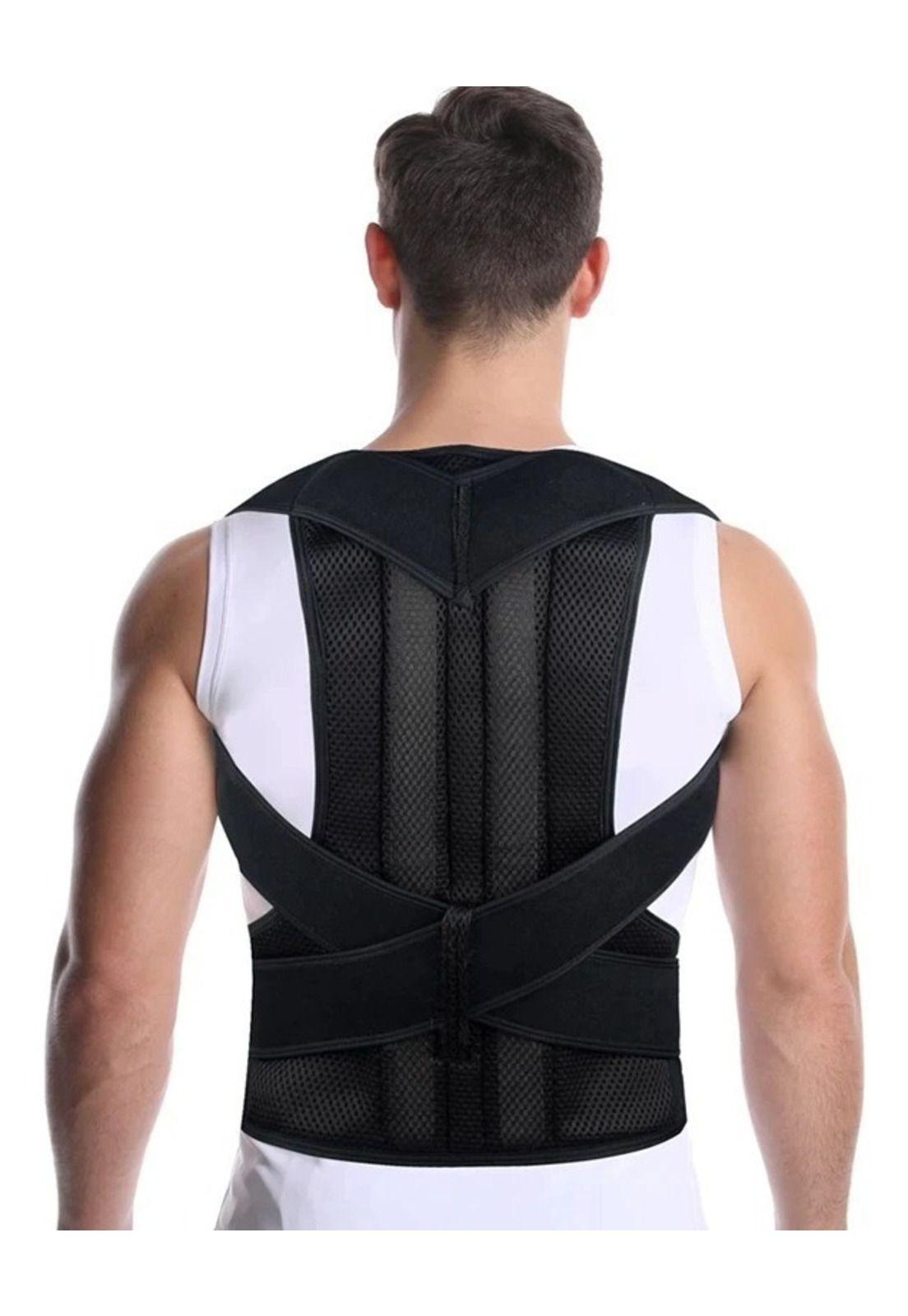 Faja Corrector Espalda Lumbar Hombre Mujer-1