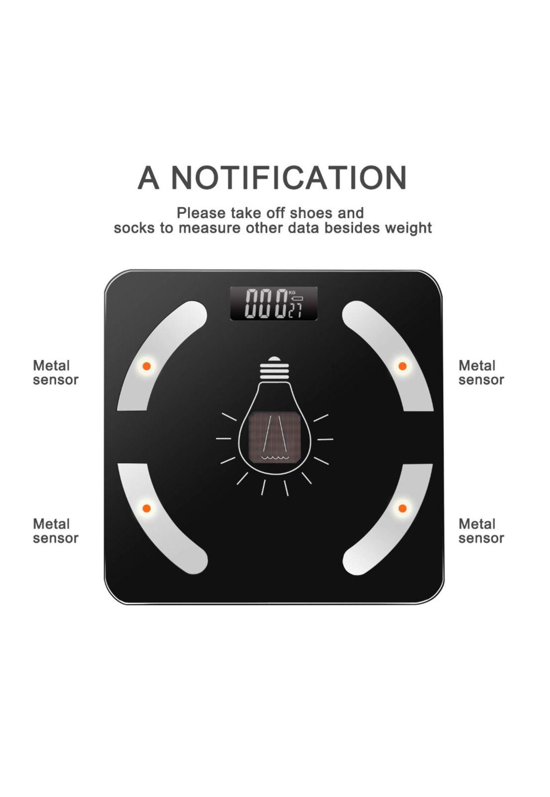 Pesa Inteligente De Baño Bascula Balanza Digital Bluetooth-1