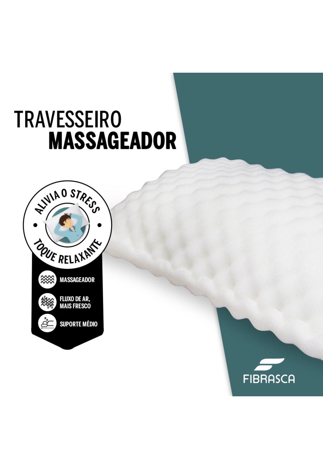 Almohada Masajeador Fibrasca Soporte Medio-1