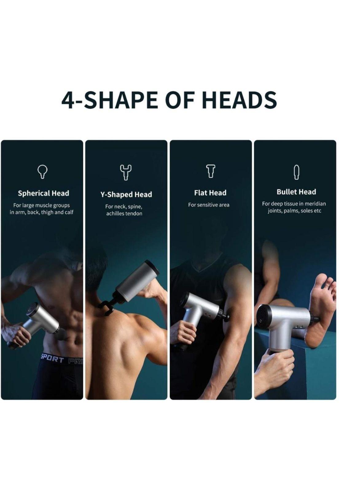 Pistola Masajeadora Muscular Máquina para Masajes Profesionales-2
